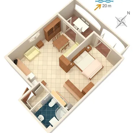 Apartment Studio 1139b